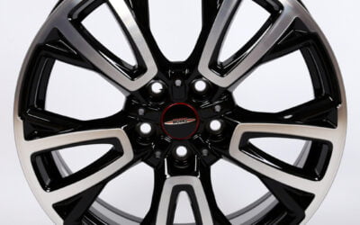 Czarny połysk z toczonym frontem CNC